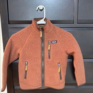 Patagonia Orange Fleece Jacket